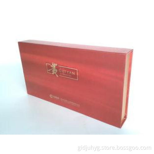 Elegant Rigid Board Cigar Packaging Box, Custom Foil Stampi